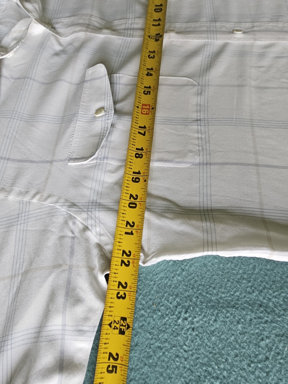 Dior Men's Light Beige Plaid Short Sleeve Button-Down Shirt - Picture 5 of 5